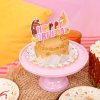 Dekorace do dortu Nápis Happy Birthday Koně