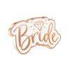 Brož pro něvěstu Bride Rose Gold