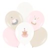 Latexové balónky Baby party Pastel Pink, 6ks