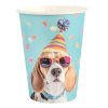 Papírové party kelímky Psi, 6ks