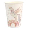 Papírové party kelímky Jednorožec Magic, 6ks