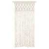 Makramé závěs dlouhý bílý 171cm