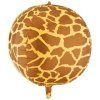 Fóliový balón 3D koule Safari Žirafa 75cm