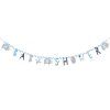 Banner Baby Shower Slon modrý