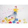Vystřelovací konfety barevné 40cm