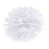 Papírová Pom pom koule bílá 35cm