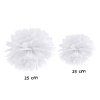 Papírová Pom pom koule bílá 35cm