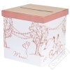 Svatební krabice na peníze a přání Romance