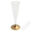 Plastové šampusky Gold