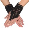 Rukavičky krajkové černé