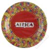 Papírové party talíře Afrika