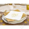 Papírové svatební ubrousky All You Need is Love
