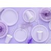 papirove barevne talirky lila 6ks