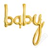Nafukovací písmena Baby zlatá