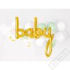 Nafukovací písmena Baby zlatá