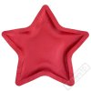Papírové party talíře Hvězda červená