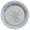 Papírové party talíře Kompas