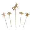 Napichovátka na jednohubky Unicorn Glitter
