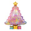 Nafukovací balón Vánoční stromeček Pastel 83cm