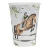 Papírové party kelímky Koně