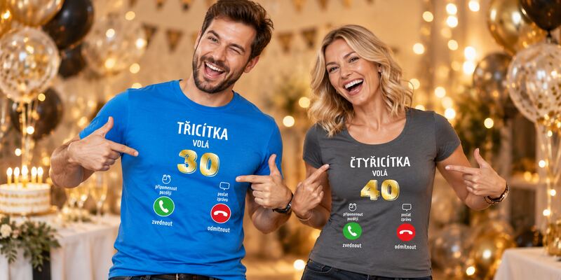Prémiová trička se zlatým efektem: dárek, který zazáří