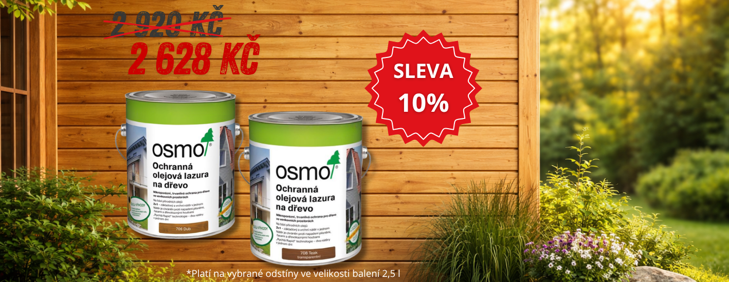 Sleva Osmo Ochranná Olejová lazura