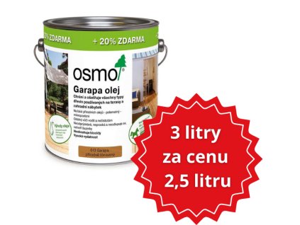 3 litry za cenu 2,5 litru 013 garapa ikona