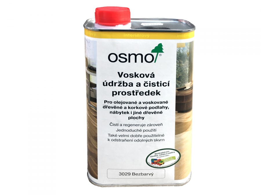 OSMO Vosková údržba a čistící prostředek 3029 bezbarvý Velikost balení: 0,50 l