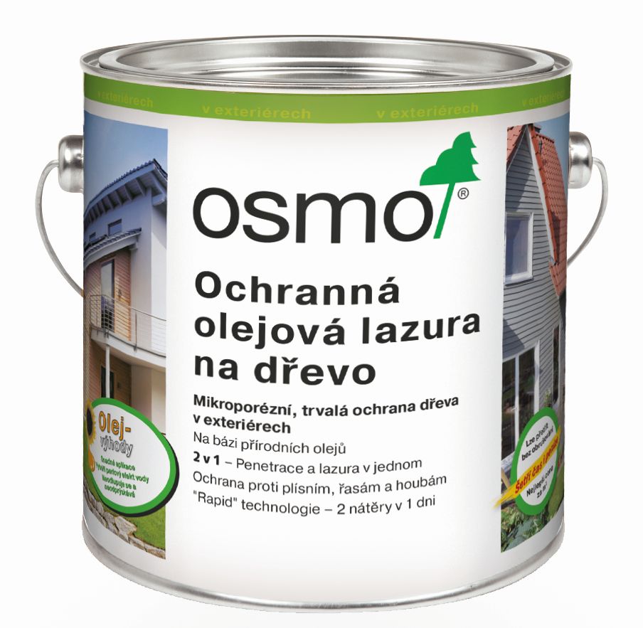 OSMO Ochranná olejová lazura Odstín: 903 bazaltově šedá, Velikost balení: 0,125 l