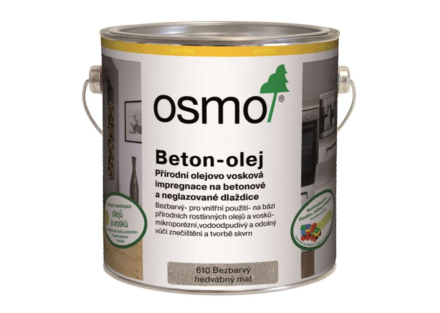 OSMO 610 Beton olej bezbarvý Velikost balení: 0,005 l VZORKOVÝ SÁČEK