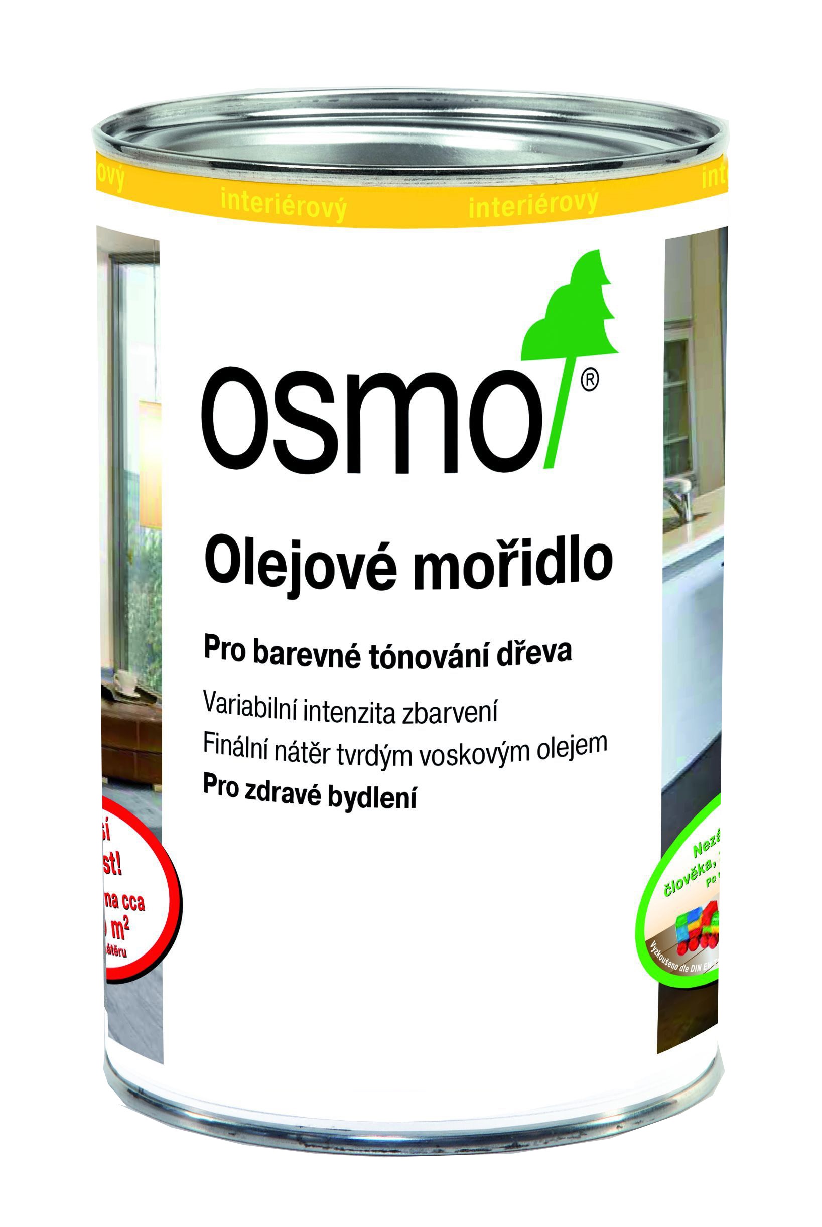 OSMO Olejové mořidlo Odstín: 3514 grafit, Velikost balení: 1,00 l