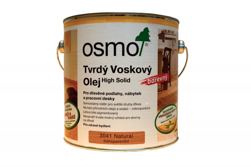 OSMO Tvrdý voskový olej EFEKT Natural 3041 Odstín: 3041 Natural, Velikost balení: 0,125 l