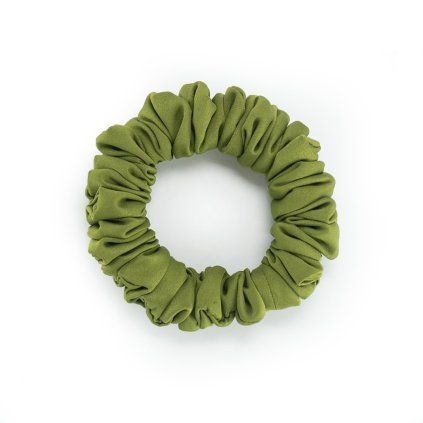 Scrunchie  Khaki - Víla  MIKROSATÉN