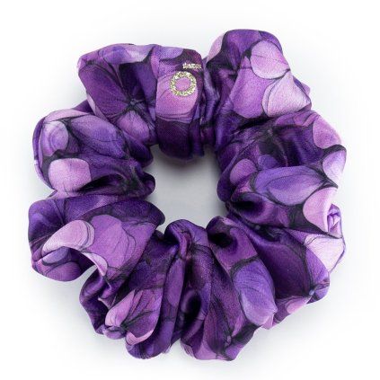 Scrunchie  Violetka - Múza  SILKY