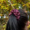 Scrunchie  Bordó - Bohyně  MIKROSATÉN