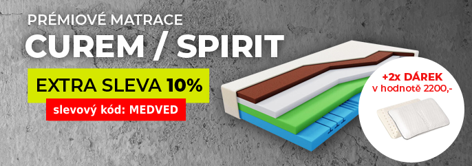 Extra sleva Spirit a Curem