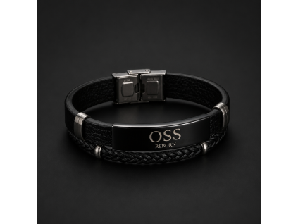 Pánský Náramek OSS REBORN Black