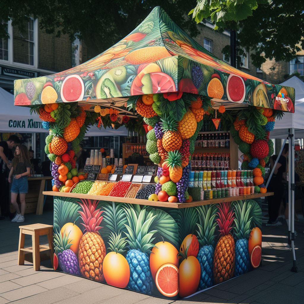 Összecsukható sörsátor 2x3