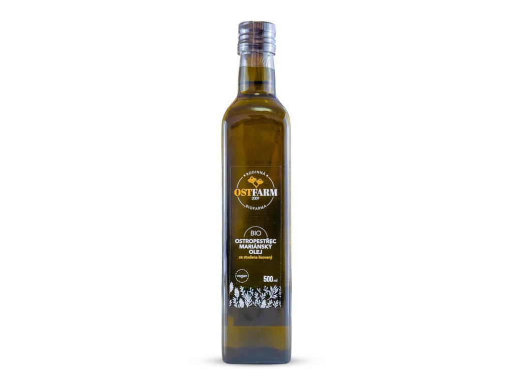 ostropestřec mariánský olej 500 ml