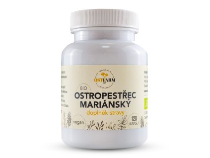 ostropestrec mariansky bio 120 kapsli