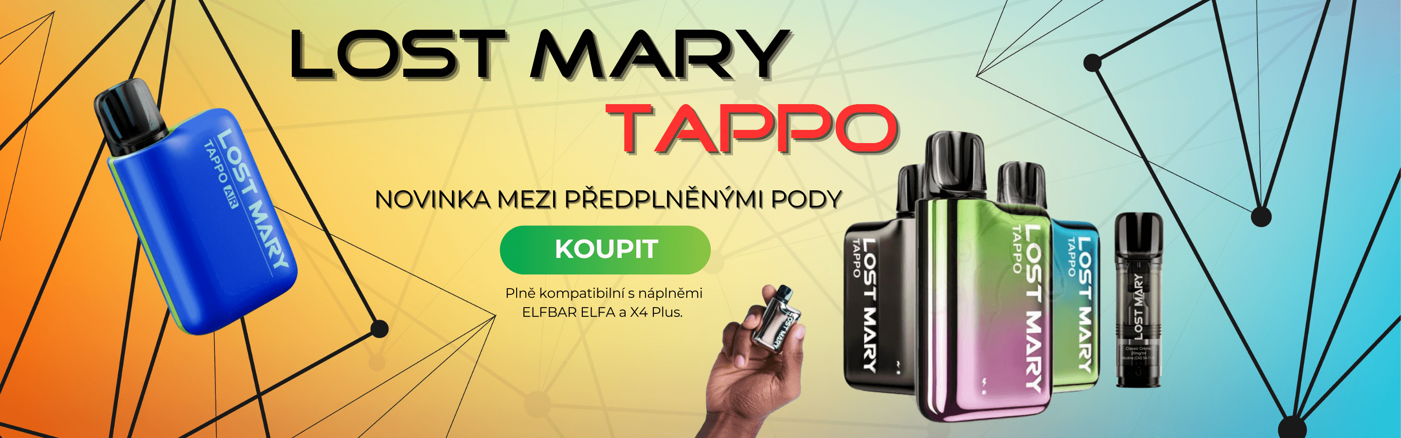 Lost Mary TAPPO - předplněný pod