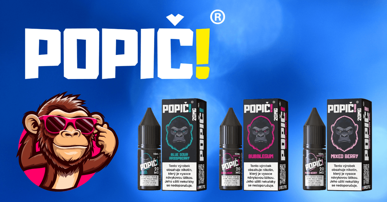 E-liquidy POPIČ! - Hit tohoto léta