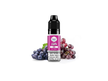 76825 5 dinnerlady salts lifestyle fruits grape 10ml 20mg bottle cz