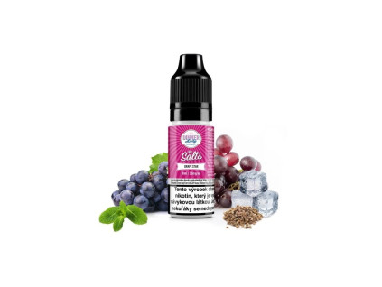 76828 5 dinnerlady salts lifestyle menthol grape star 10ml 20mg bottle cz