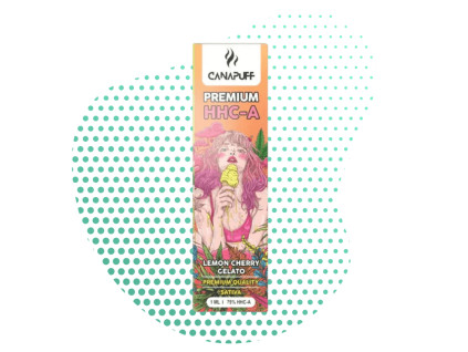 lemoncherrygelato HHCA vape premium canapuff 2