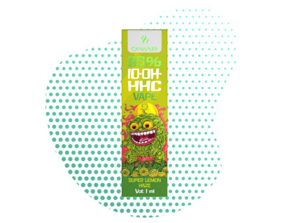 super lemon haze 10OH HHC vape premoum canapuff