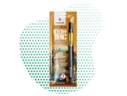 10OH THC vape pen catridge premium canapuff whitetruffle