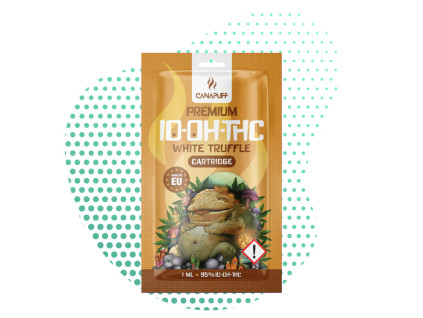 10OH THC vape catridge premium canapuff whitetruffle