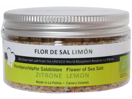 flor de sal s citrónem, červeným pepřem a kardamonem