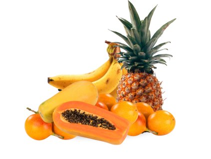 exoticka bedynka papaja granadilla ananas a banany